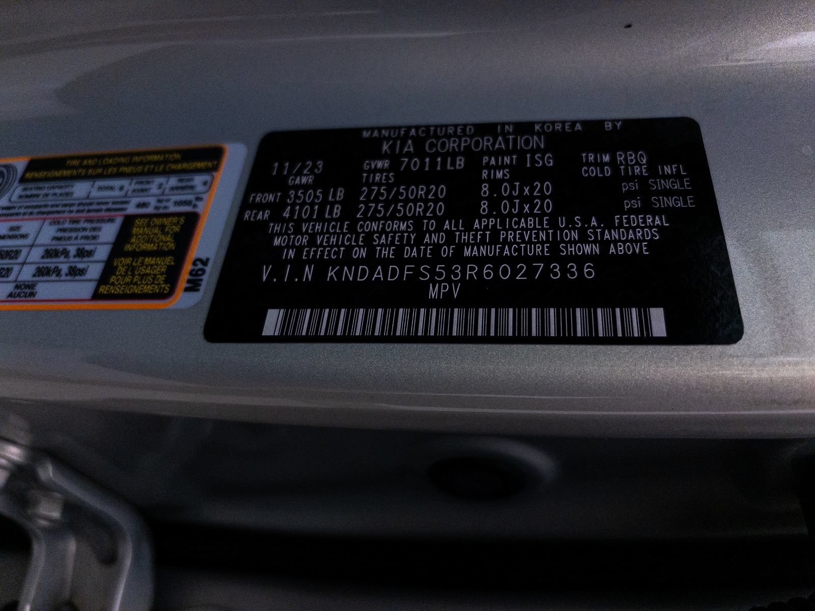 Certified 2024 Kia EV9 Land AWD/4WD image 46