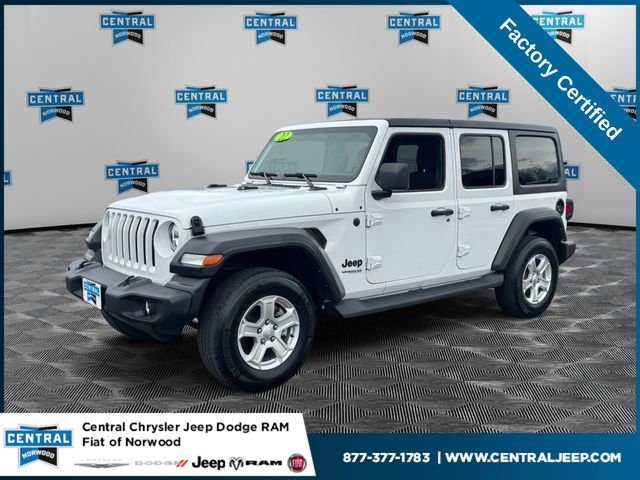 Certified 2022 Jeep Wrangler Unlimited Sport