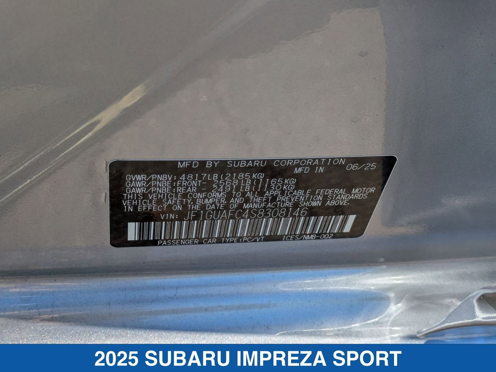 Certified 2025 Subaru Impreza 2.0i Sport image 29