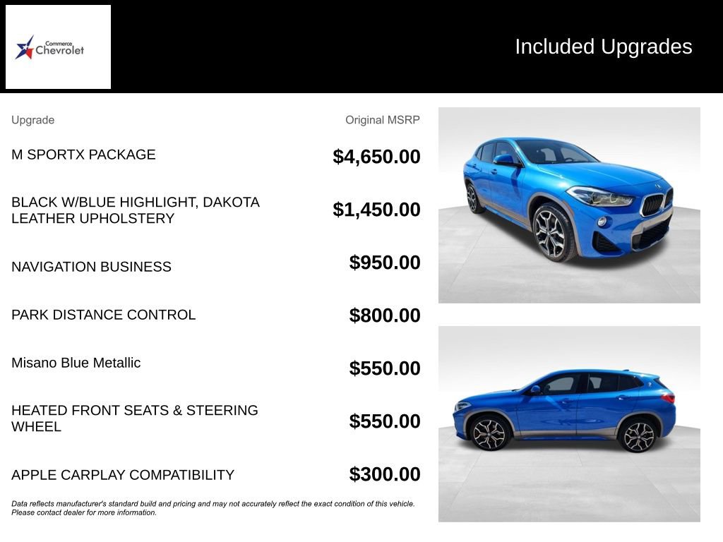 Used 2018 BMW X2 xDrive28i w/ M SportX Package image 44