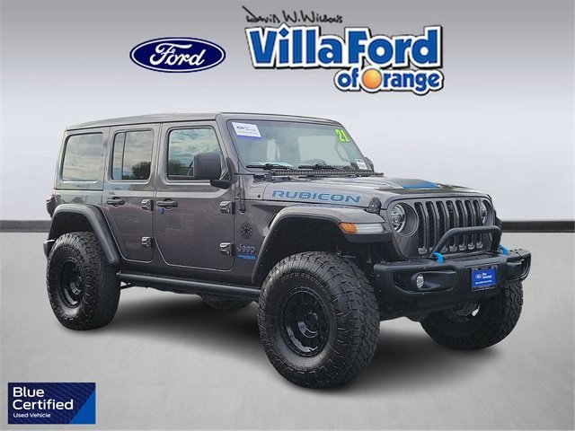Used 2021 Jeep Wrangler Unlimited Rubicon 4xe w/ Steel Bumper Group