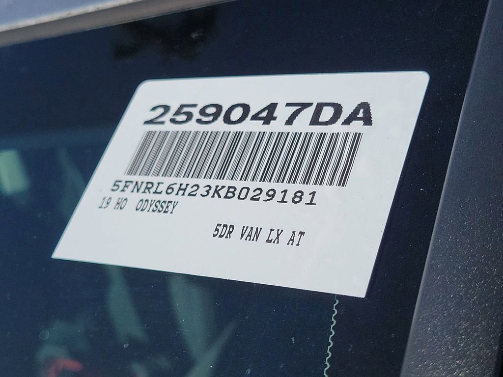 Used 2019 Honda Odyssey LX image 29