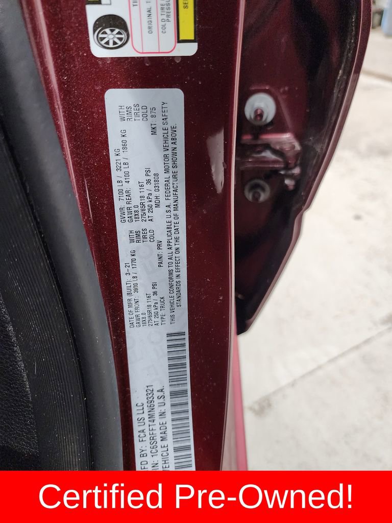 Certified 2021 RAM 1500 Big Horn AWD/4WD image 37