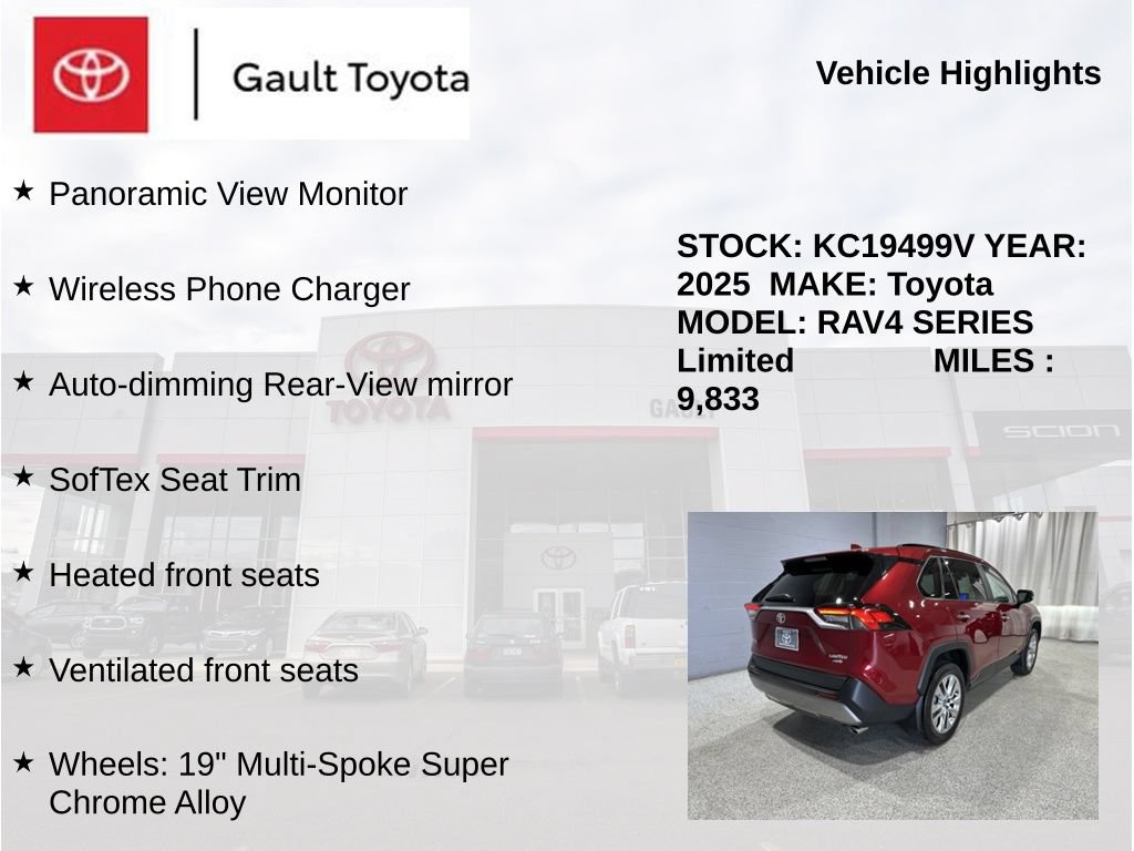 Certified 2025 Toyota RAV4 Limited w/ Advanced Technology Package AWD/4WD image 7