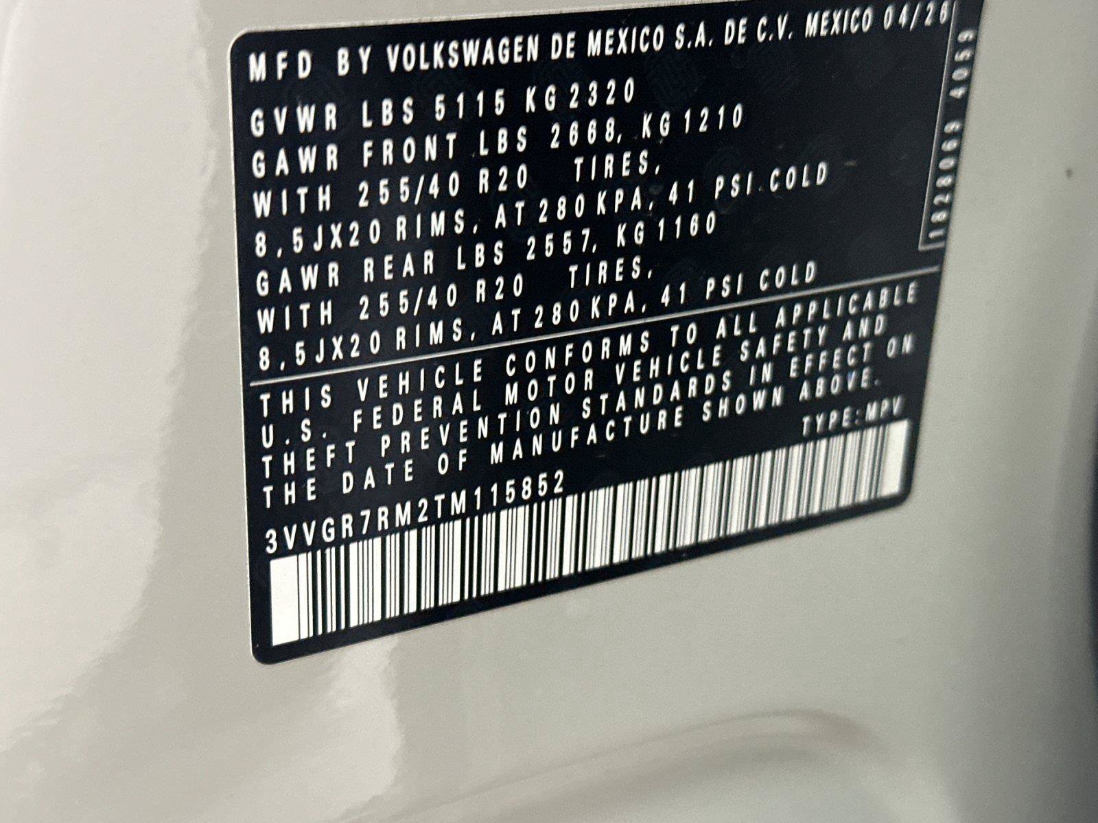 New 2026 Volkswagen Tiguan SE R-Line AWD/4WD image 27