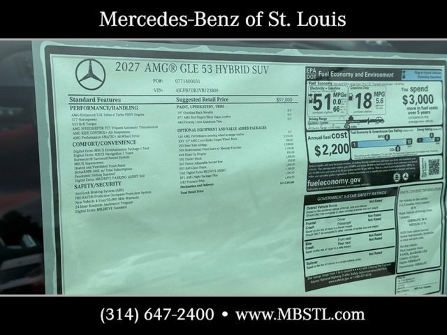 New 2027 Mercedes-Benz GLE 53e AMG 4MATIC image 7
