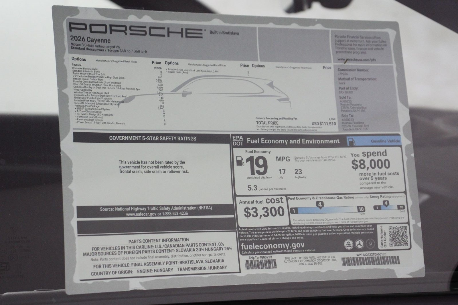 New 2026 Porsche Cayenne AWD/4WD image 25
