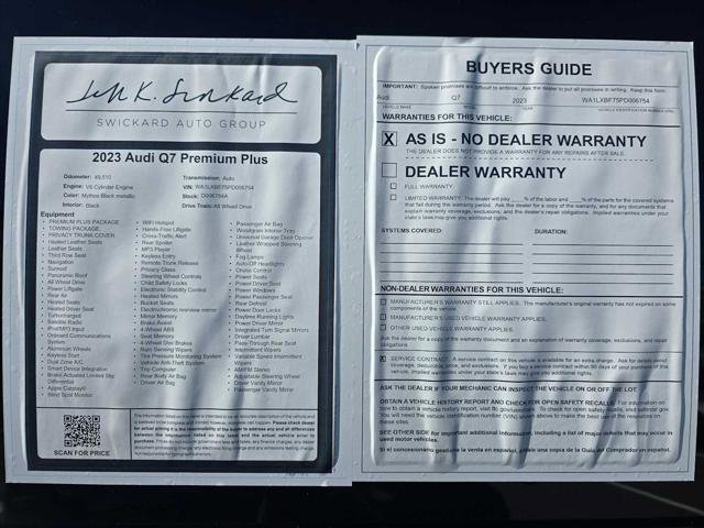 Used 2023 Audi Q7 3.0T Premium Plus w/ Premium Plus Package image 20