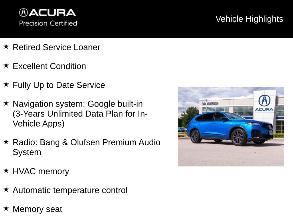 Certified 2026 Acura MDX A-Spec AWD/4WD image 5