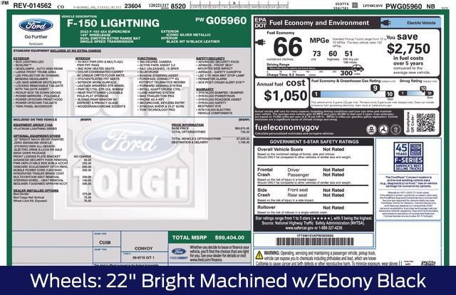 Certified 2023 Ford F150 Lightning Platinum AWD/4WD image 9