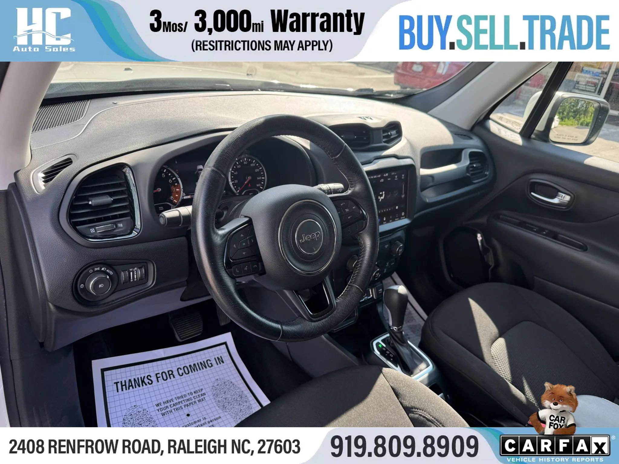 Used 2018 Jeep Renegade Altitude w/ UConnect 8.4 Nav Group FWD image 13