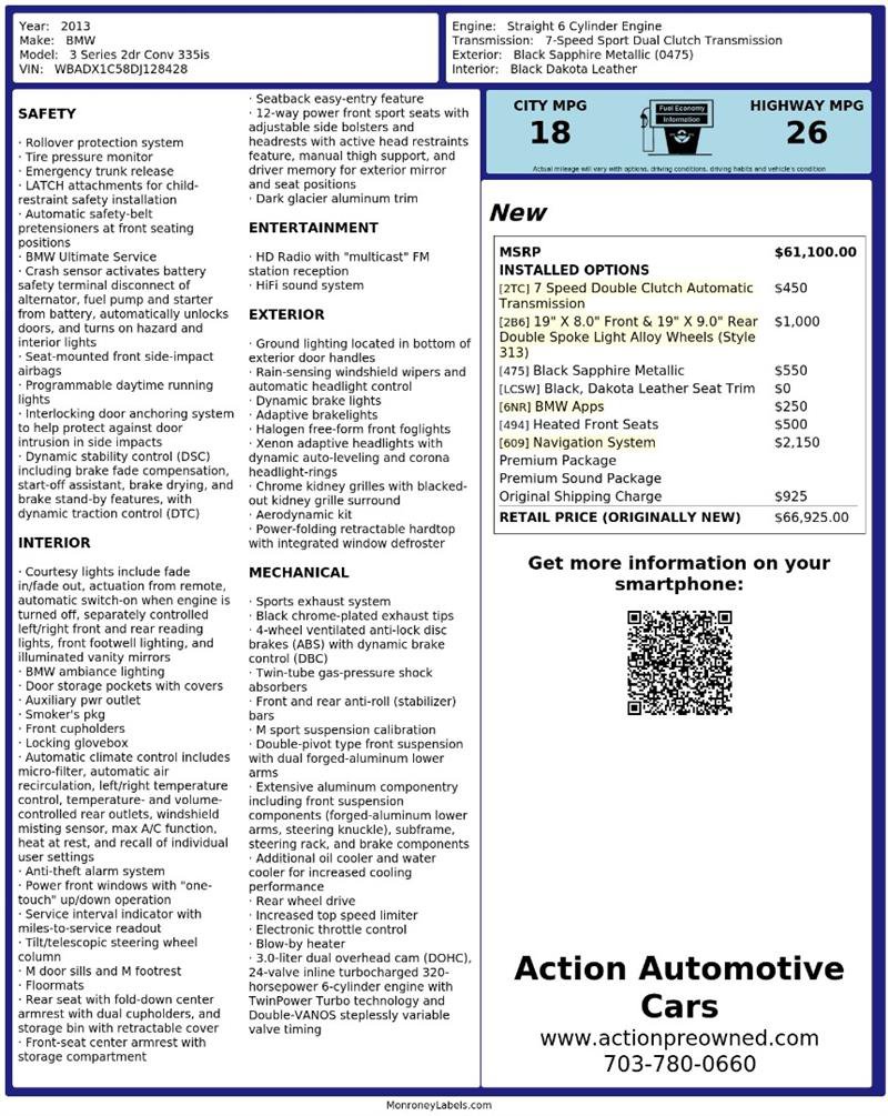 Used 2013 BMW 335is Convertible RWD image 2