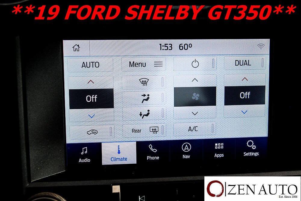 Used 2019 Ford Mustang Shelby GT350 w/ Technology Package image 19