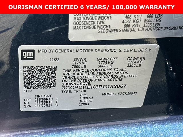 Used 2023 Chevrolet Silverado 1500 LT AWD/4WD image 32