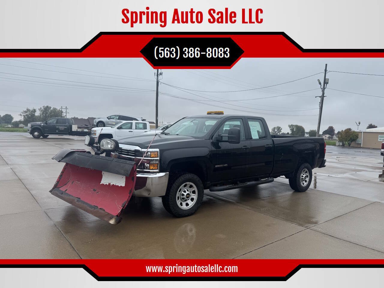 Used 2016 Chevrolet Silverado 2500 W/T w/ Snow Plow Prep Package AWD/4WD image 1