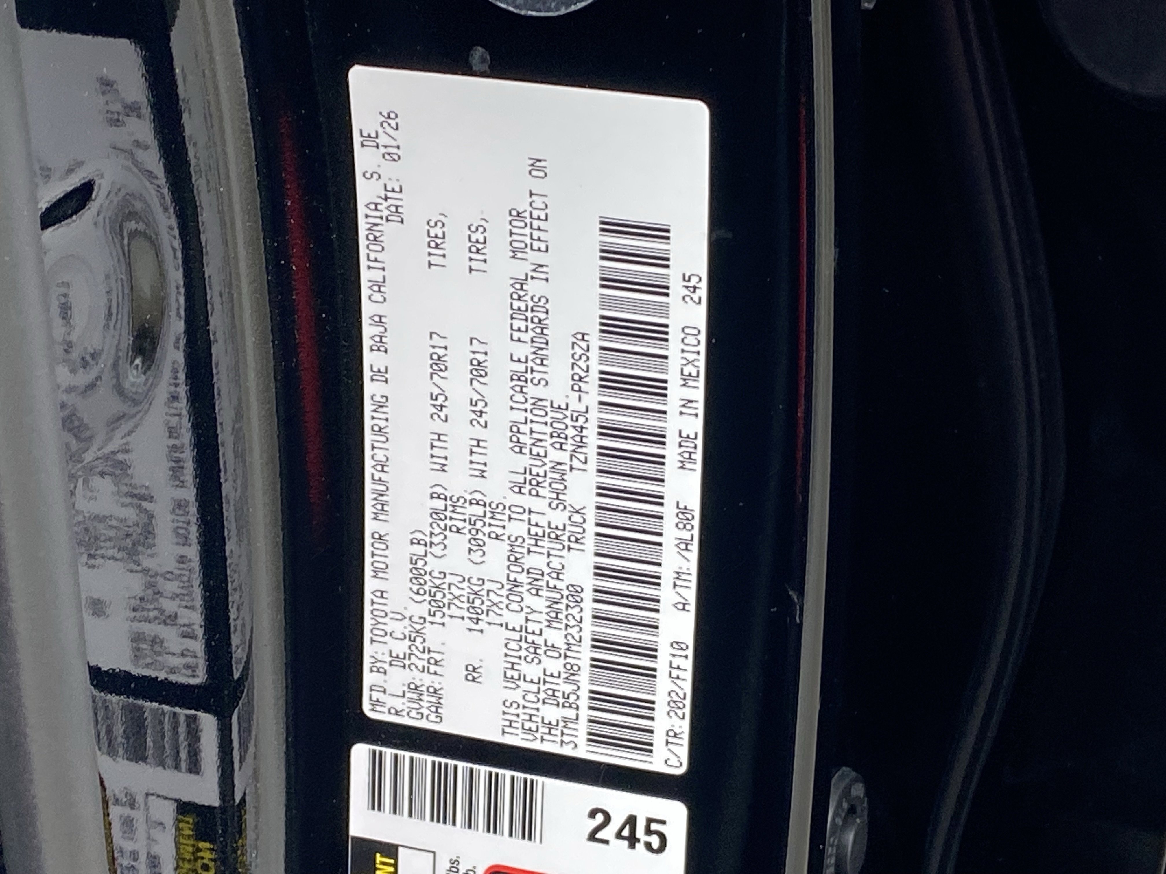 Certified 2026 Toyota Tacoma SR5 image 30