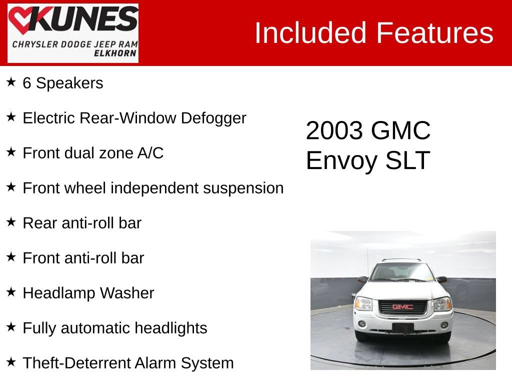 Used 2003 GMC Envoy SLT AWD/4WD image 4