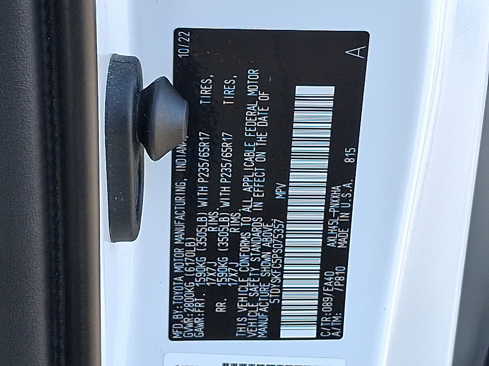 Used 2023 Toyota Sienna XLE AWD/4WD image 27