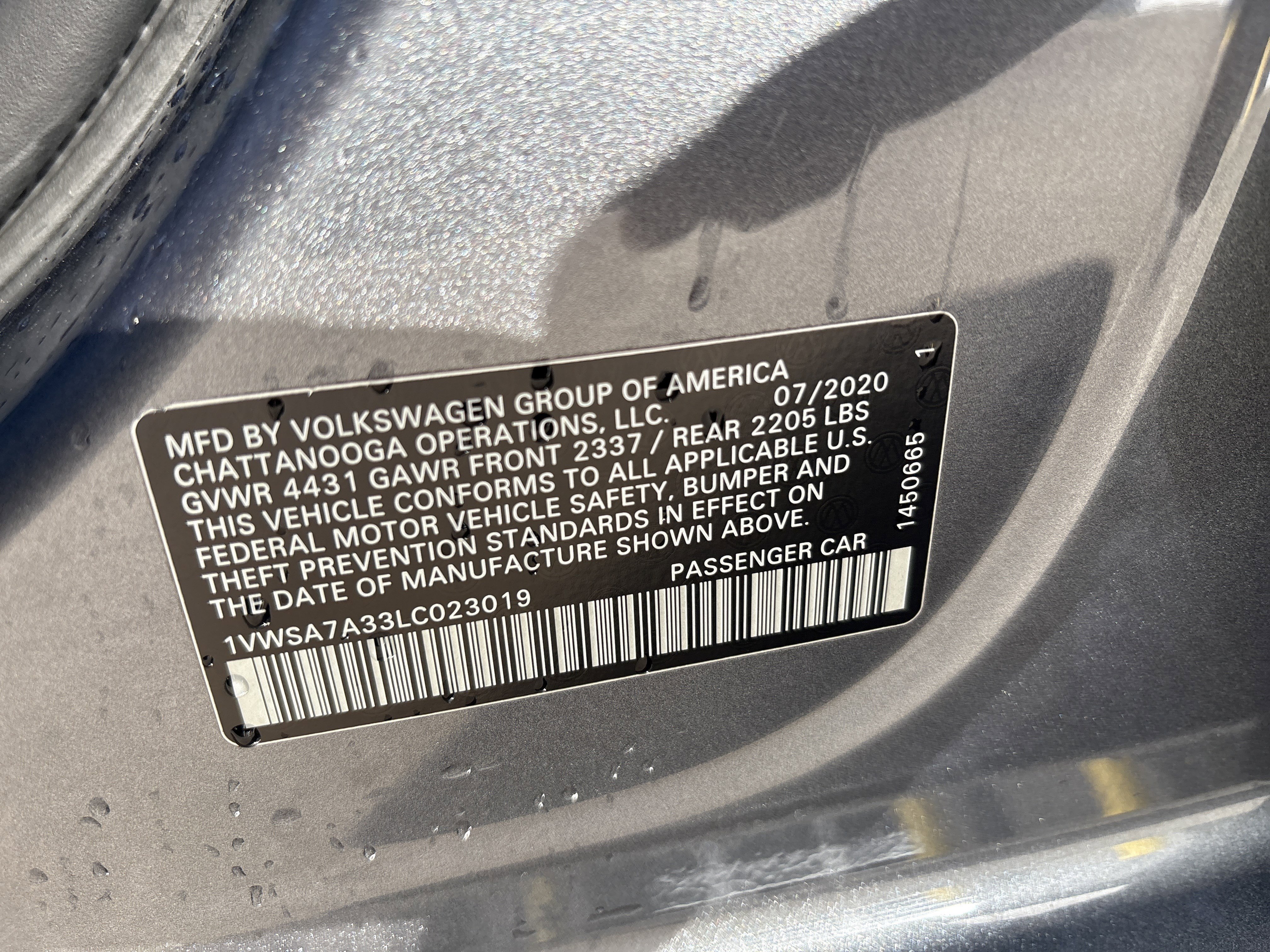 Used 2020 Volkswagen Passat 2.0T SE image 33