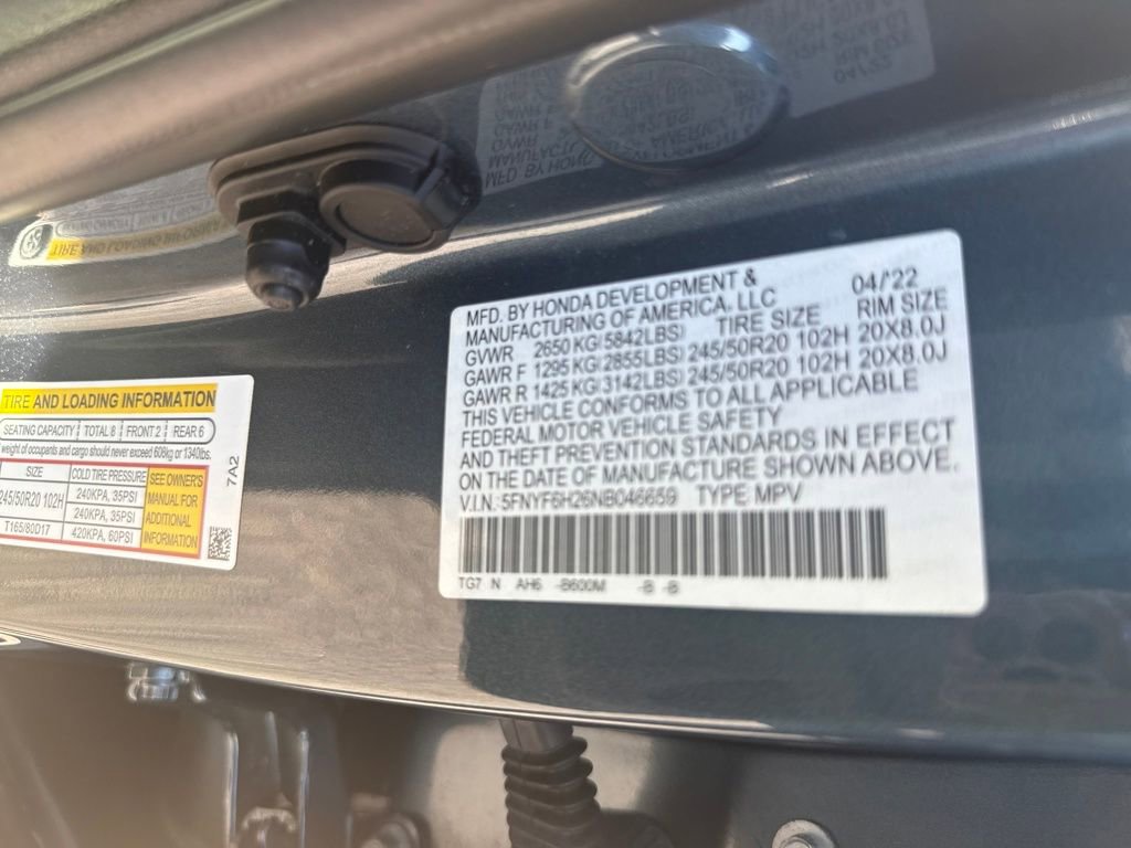 Used 2022 Honda Pilot Special Edition image 24