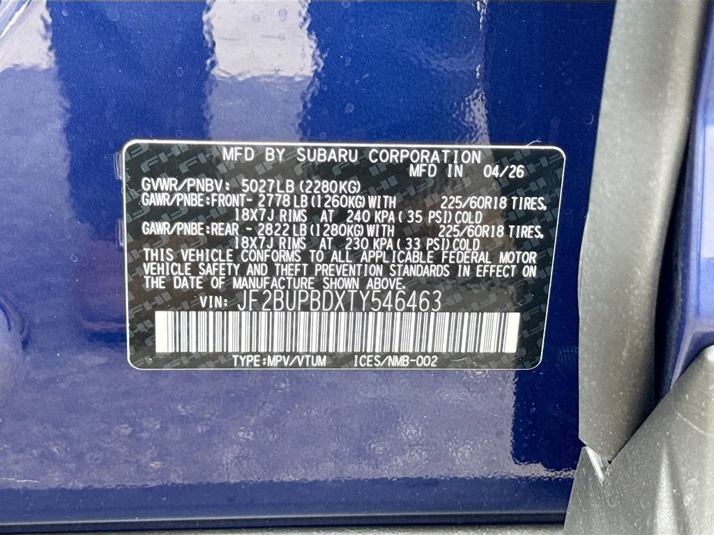 New 2026 Subaru Outback Premium AWD/4WD image 30