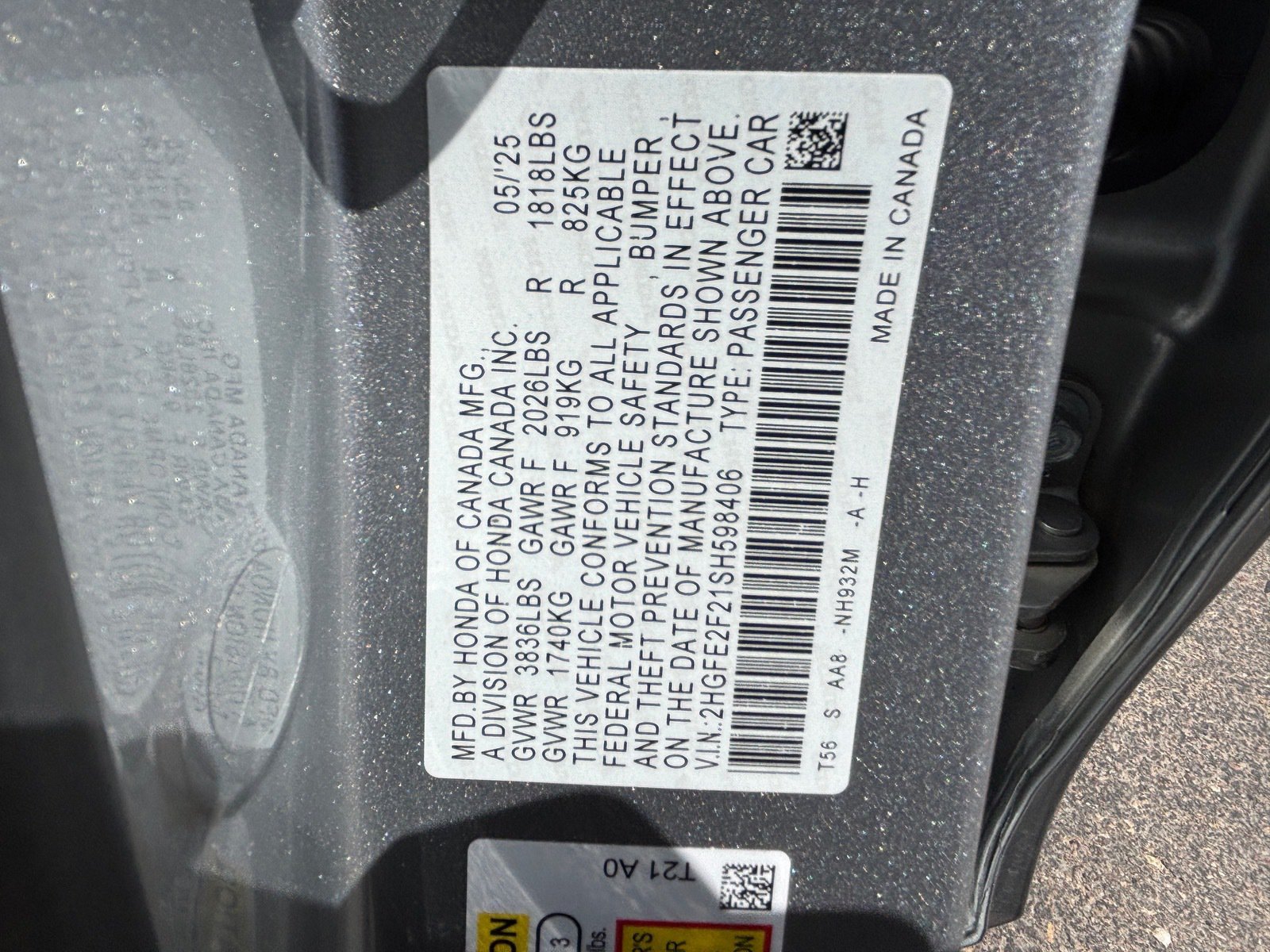 Used 2025 Honda Civic LX image 32