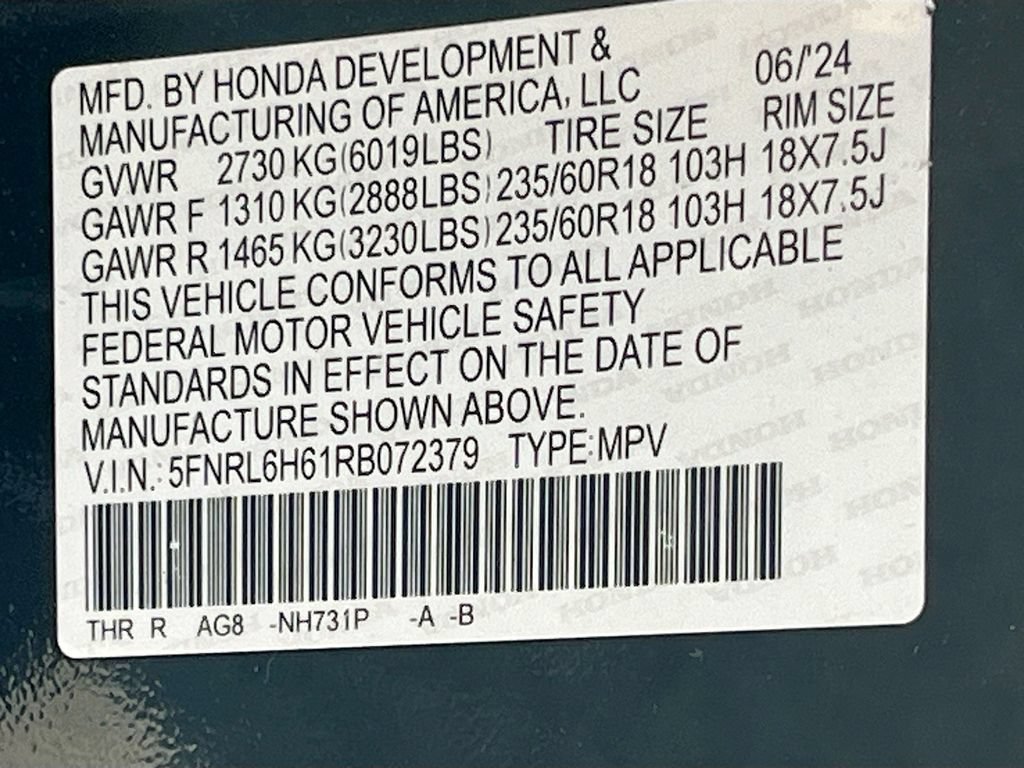Used 2024 Honda Odyssey EX-L image 33