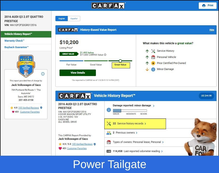 Used 2016 Audi Q3 2.0T Prestige w/ Prestige Package image 11