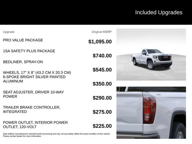 New 2025 GMC Sierra 1500 Pro w/ Pro Value Package AWD/4WD image 5
