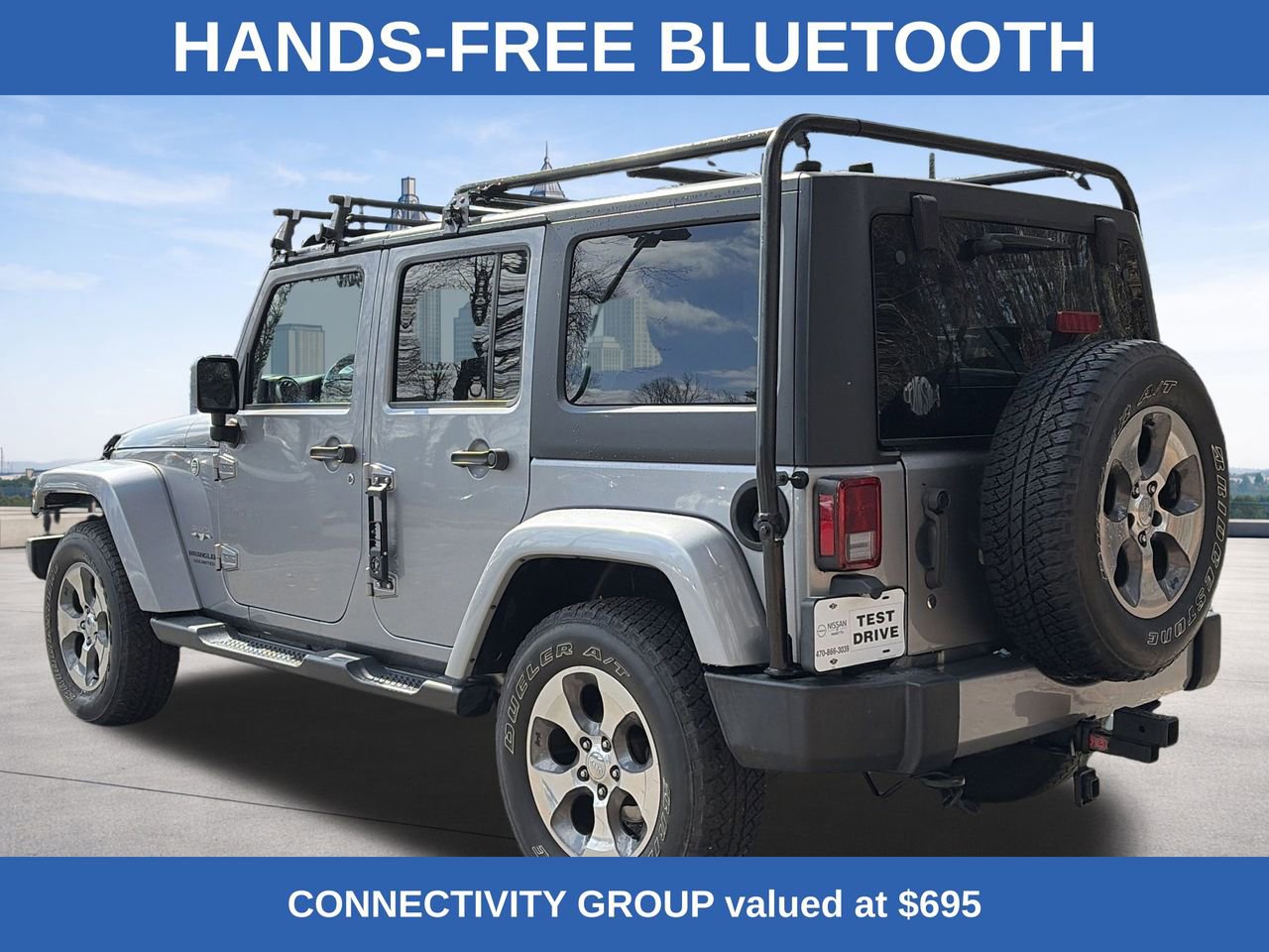 Used 2017 Jeep Wrangler Unlimited Sahara w/ Connectivity Group image 3