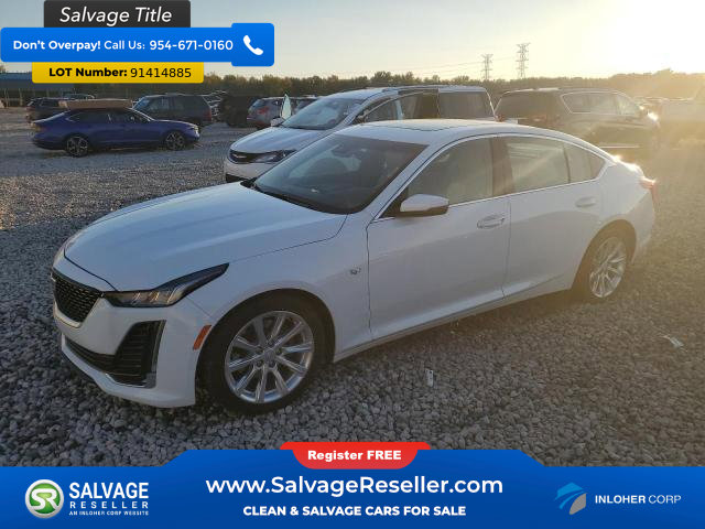 Used 2022 Cadillac CT5 Luxury w/ Sun And Sound Package RWD image 1
