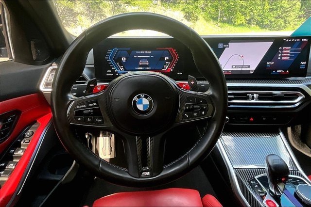 Used 2023 BMW M3 Competition w/ Parking Assistance Package RWD image 8