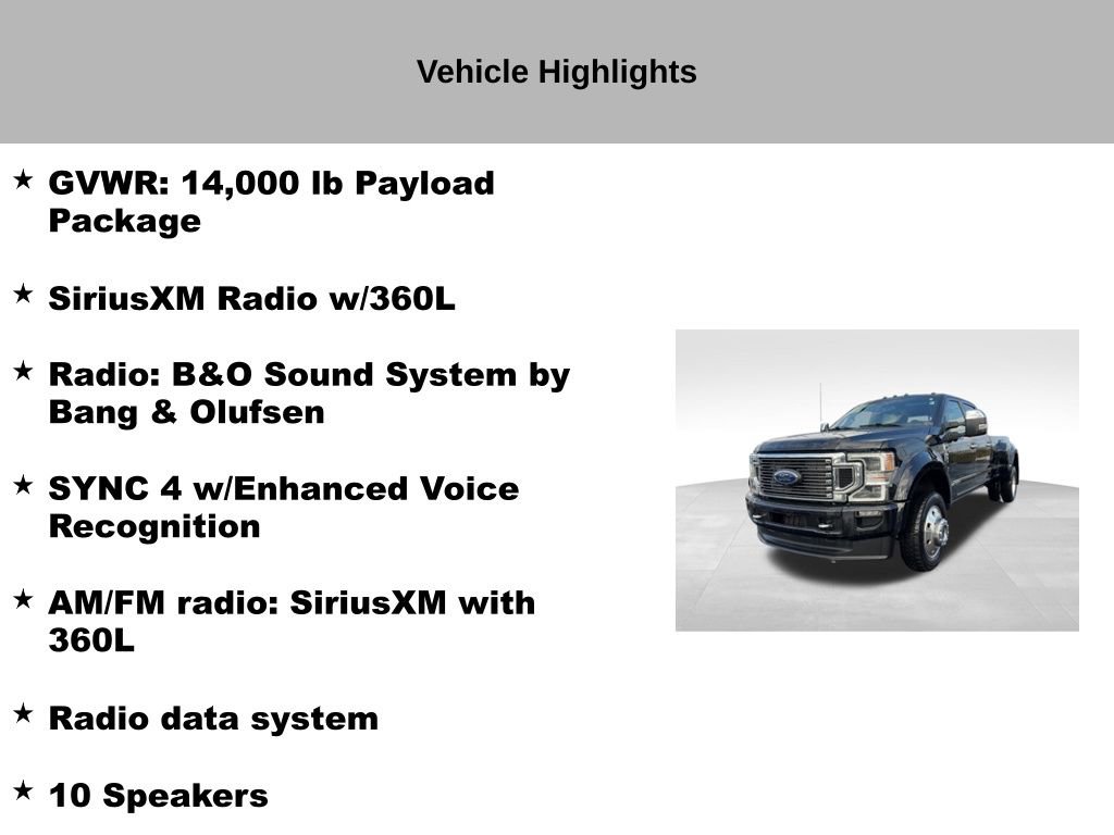 Used 2022 Ford F450 Platinum w/ FX4 Off-Road Package image 27