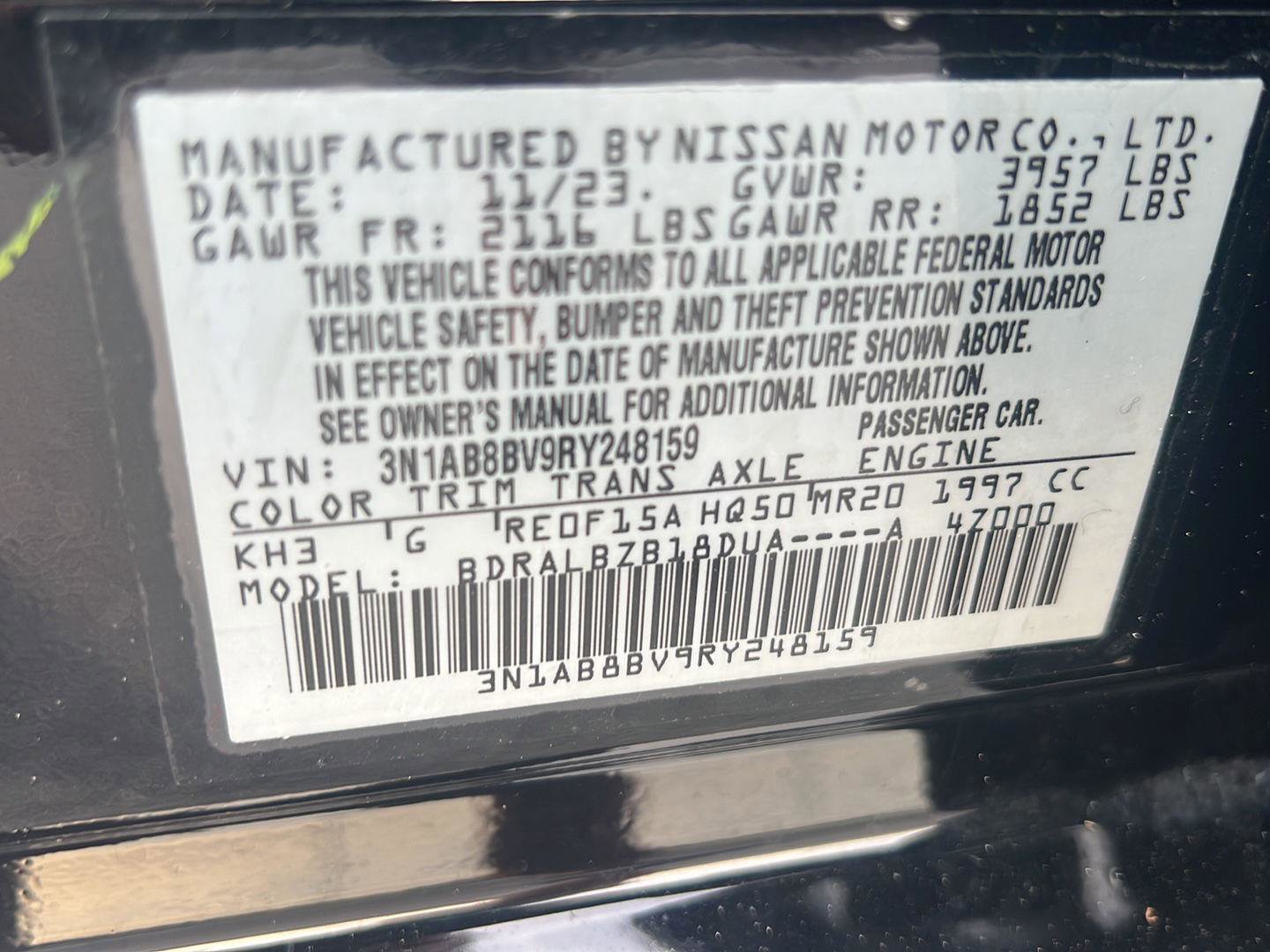 Used 2024 Nissan Sentra S image 40