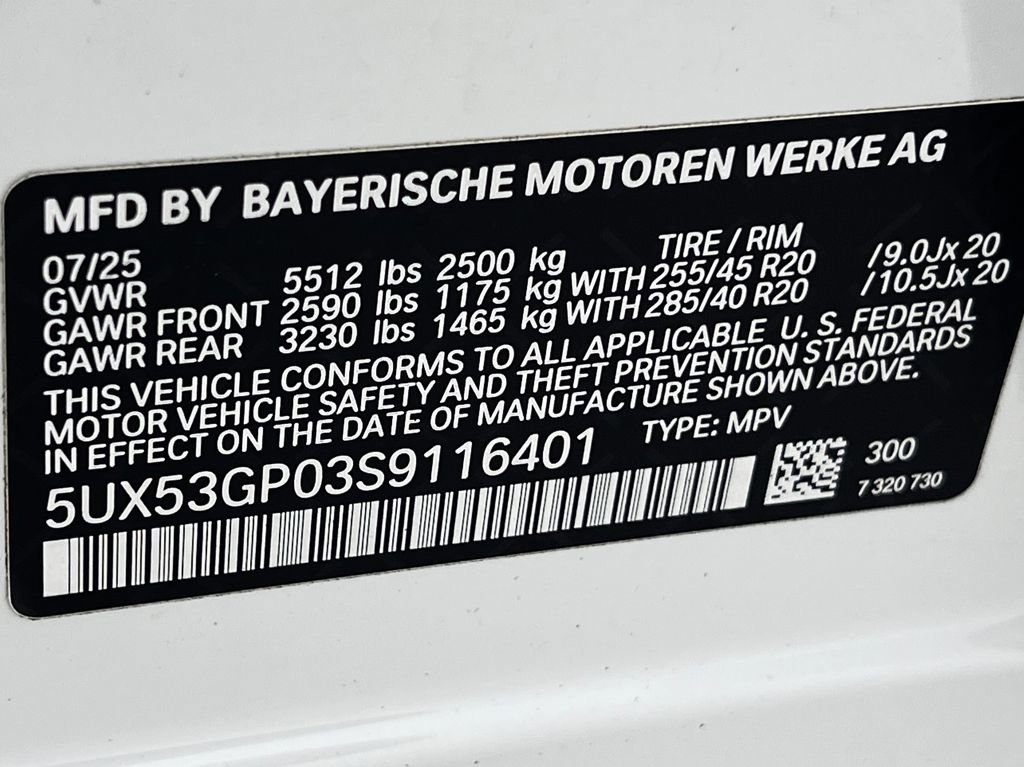 Certified 2025 BMW X3 xDrive30i w/ Convenience Package AWD/4WD image 22