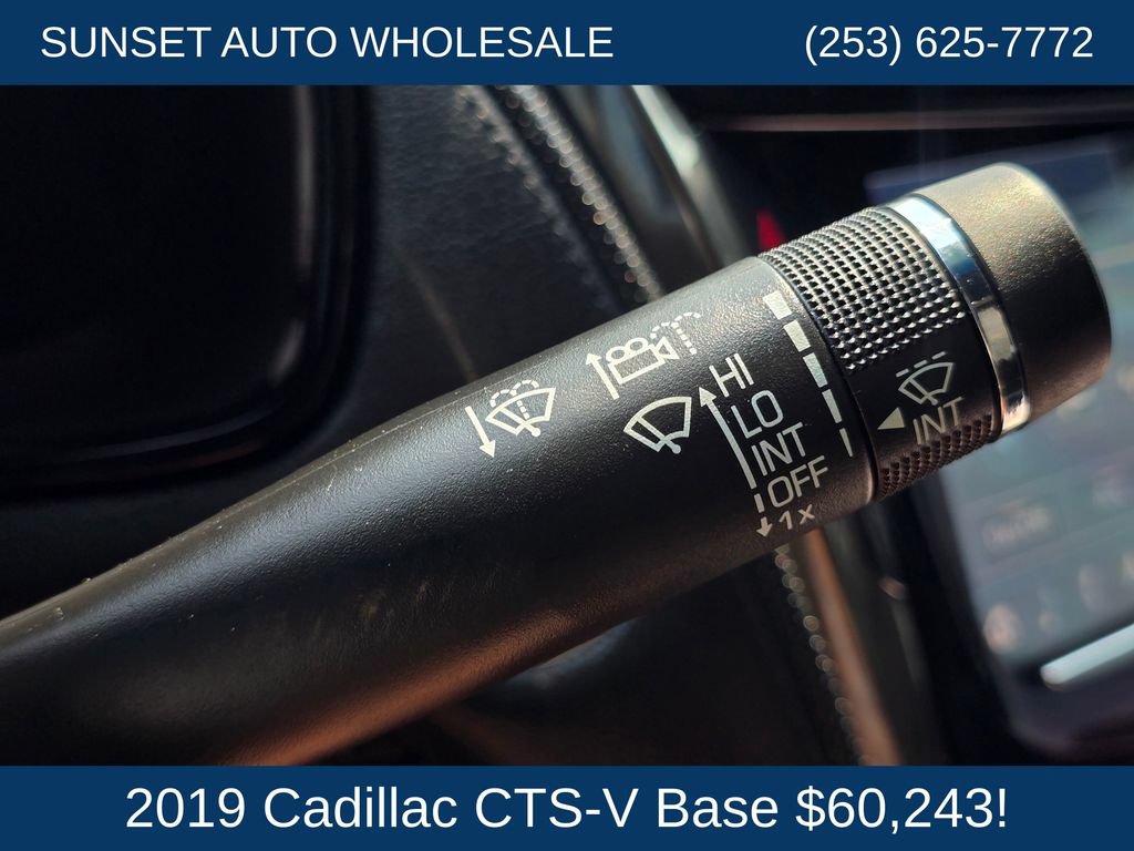 Used 2019 Cadillac CTS V w/ Carbon Fiber Package RWD image 30