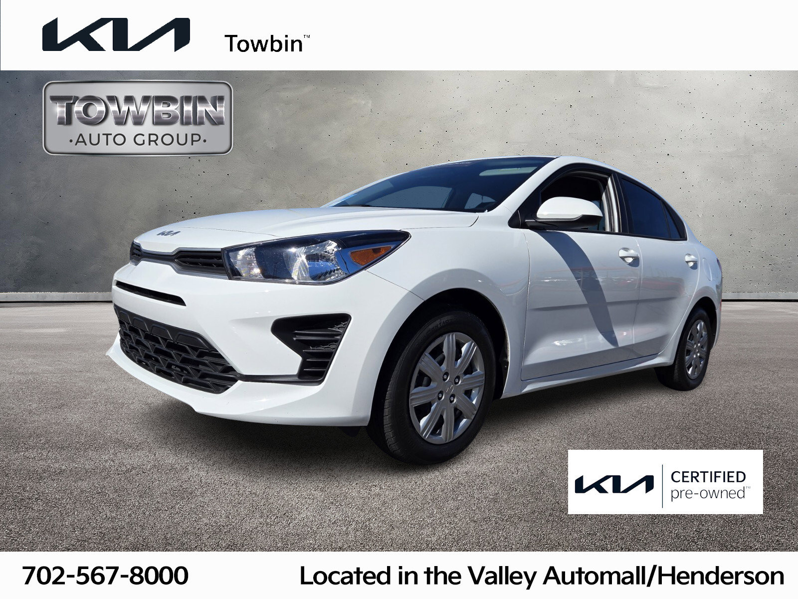 Certified 2023 Kia Rio LX