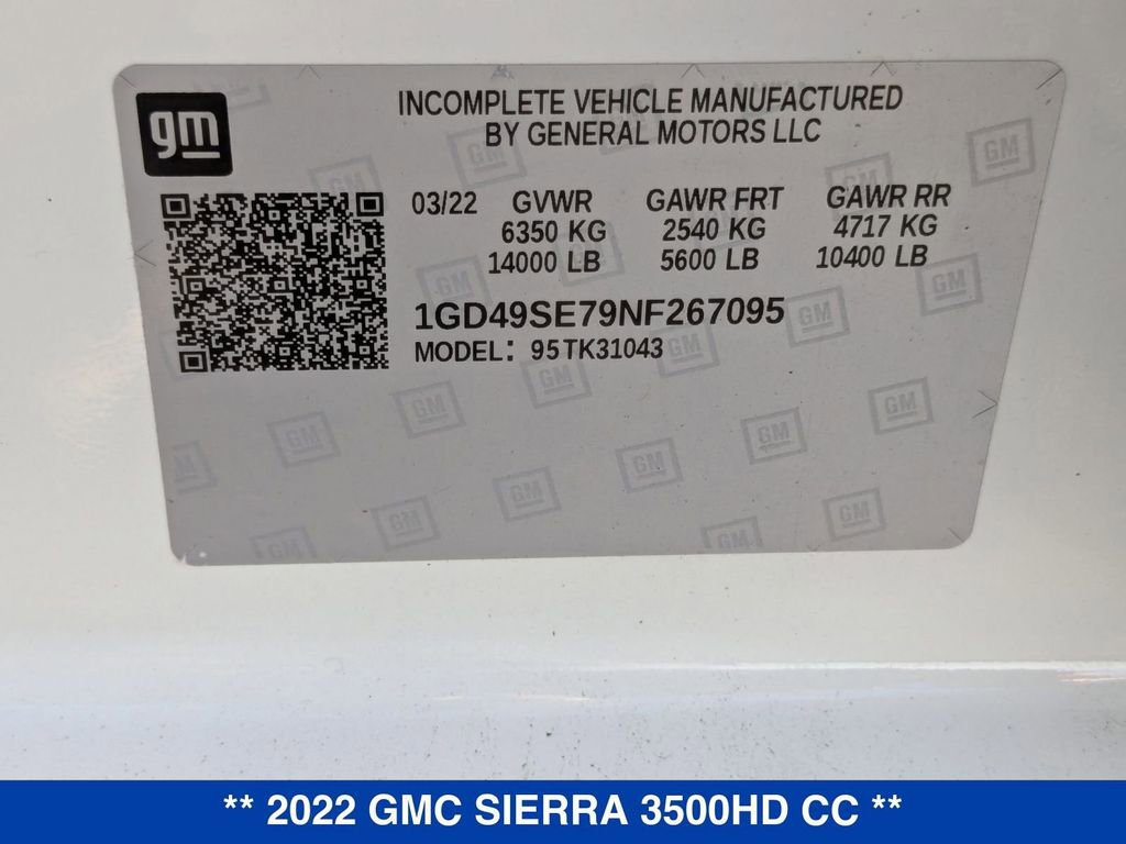 Used 2022 GMC Sierra 3500 Pro w/ Convenience Package image 36