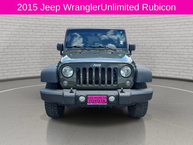 Used 2015 Jeep Wrangler Unlimited Rubicon w/ Connectivity Group AWD/4WD image 2