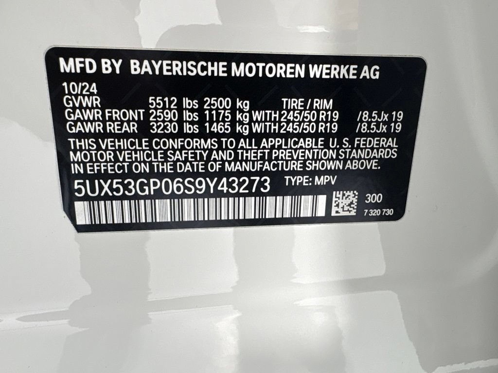 Certified 2025 BMW X3 xDrive30i w/ Premium Package AWD/4WD image 11