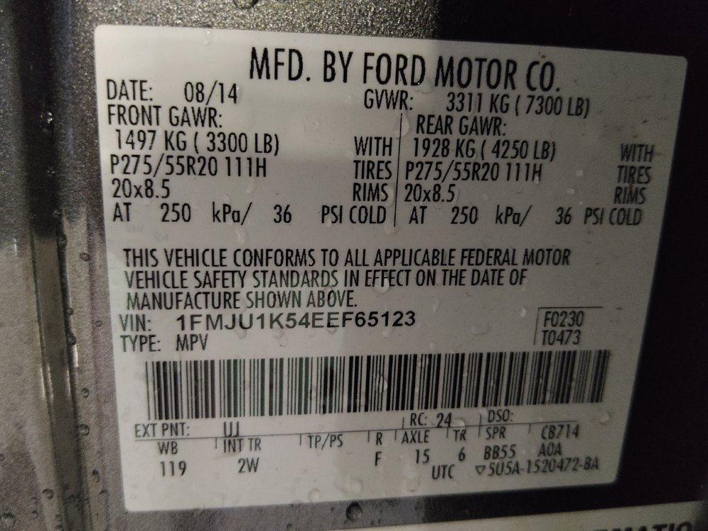 Used 2014 Ford Expedition Limited w/ Equipment Group 301A RWD image 33