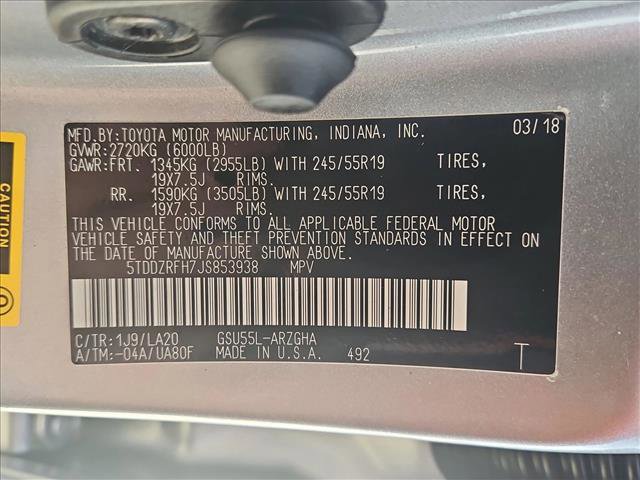 Used 2018 Toyota Highlander Limited w/ Protection Package #3 image 27