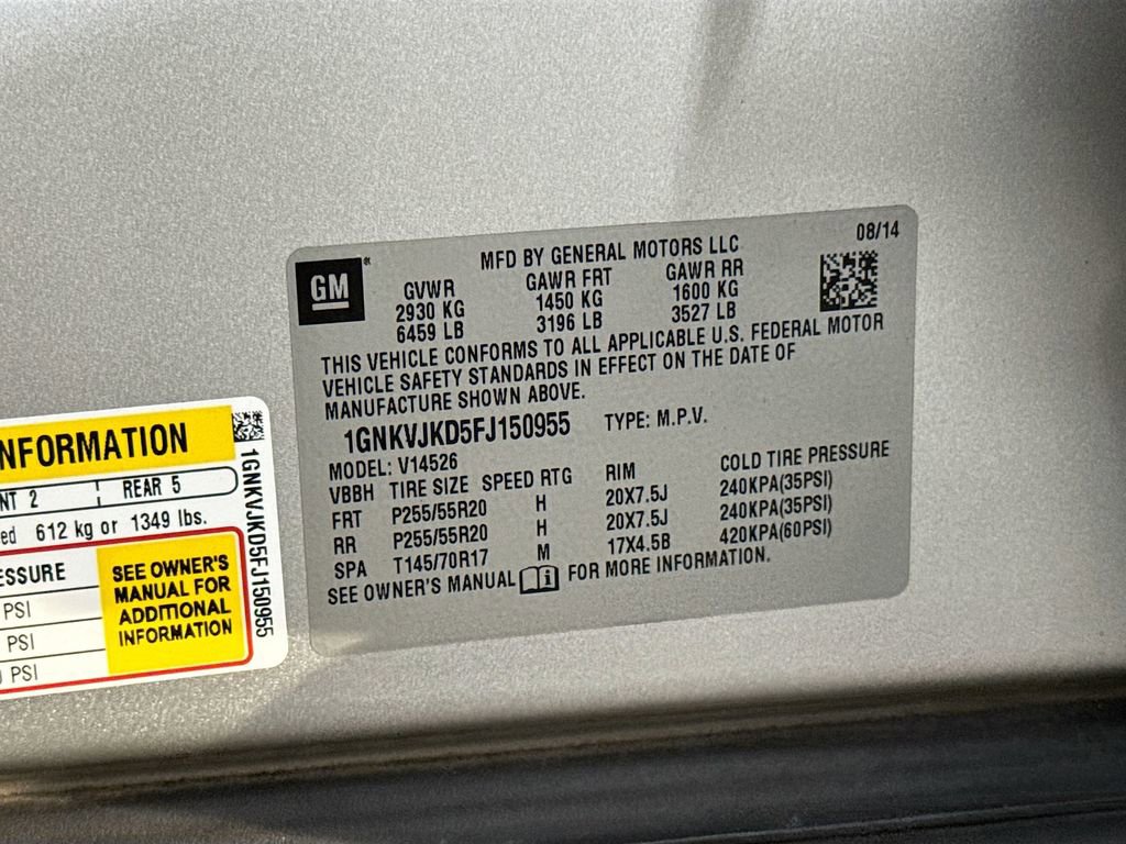 Used 2015 Chevrolet Traverse LTZ image 36