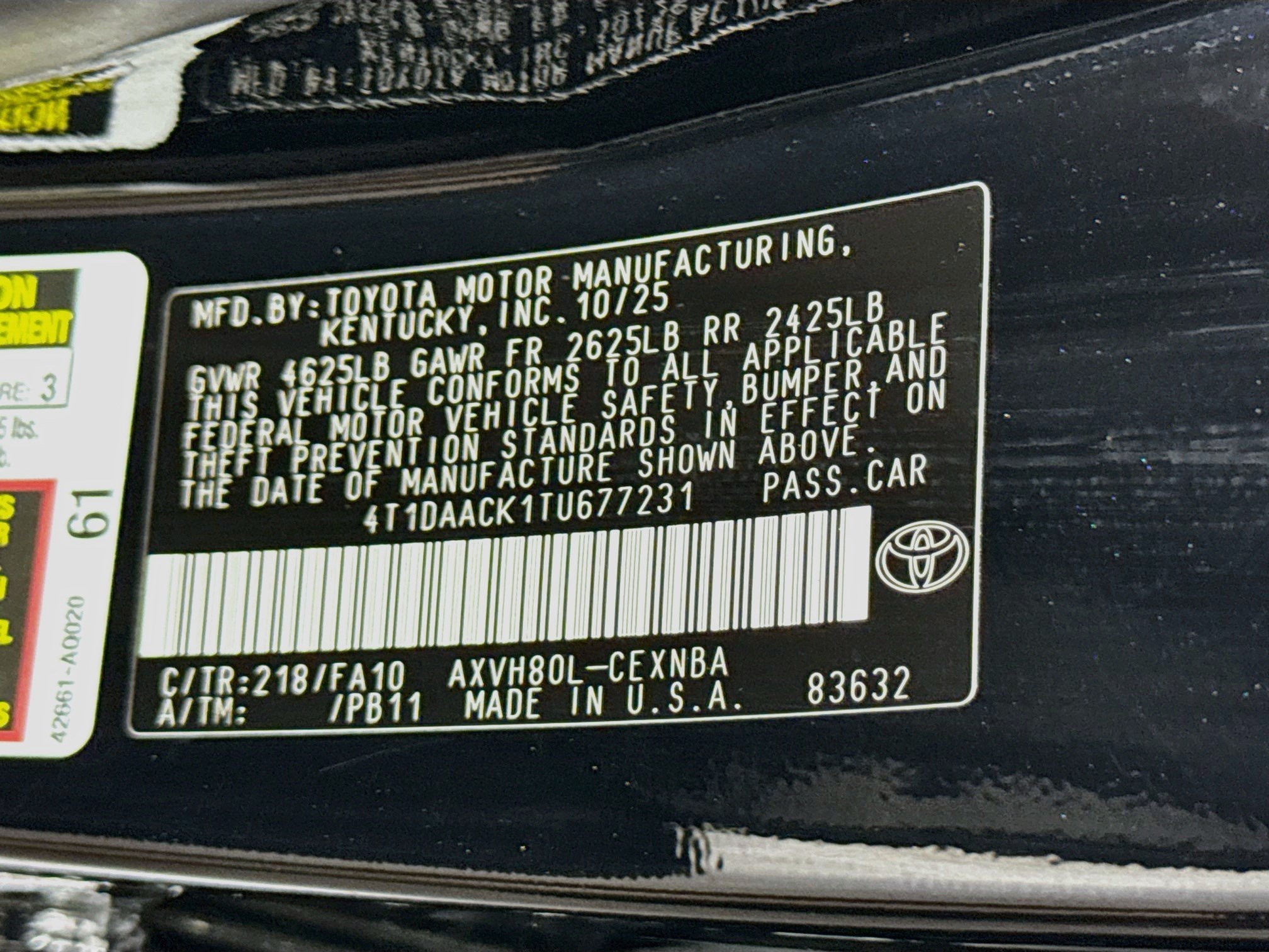 Used 2026 Toyota Camry LE FWD image 40