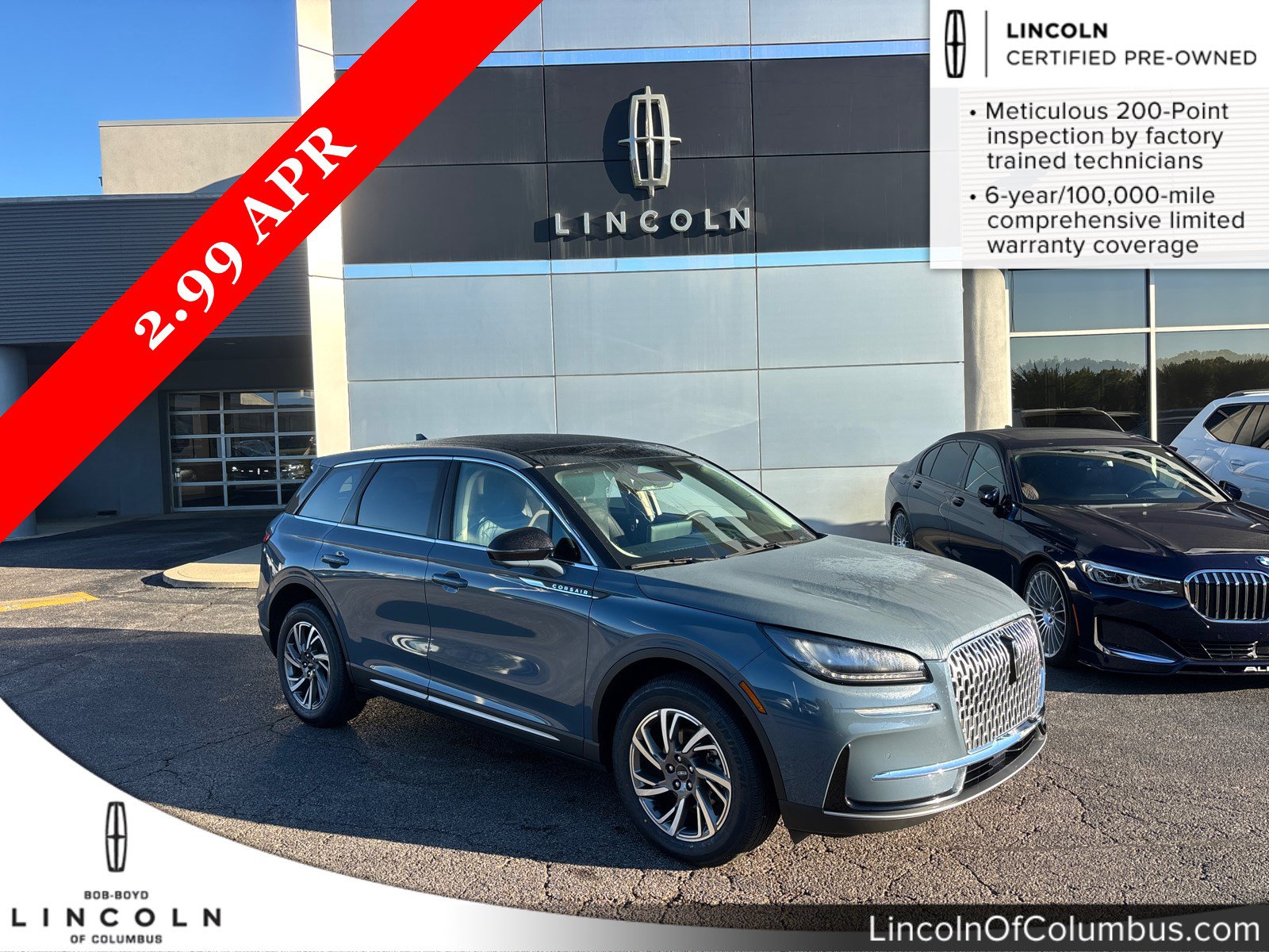 Certified 2023 Lincoln Corsair AWD w/ Equipment Group 101A