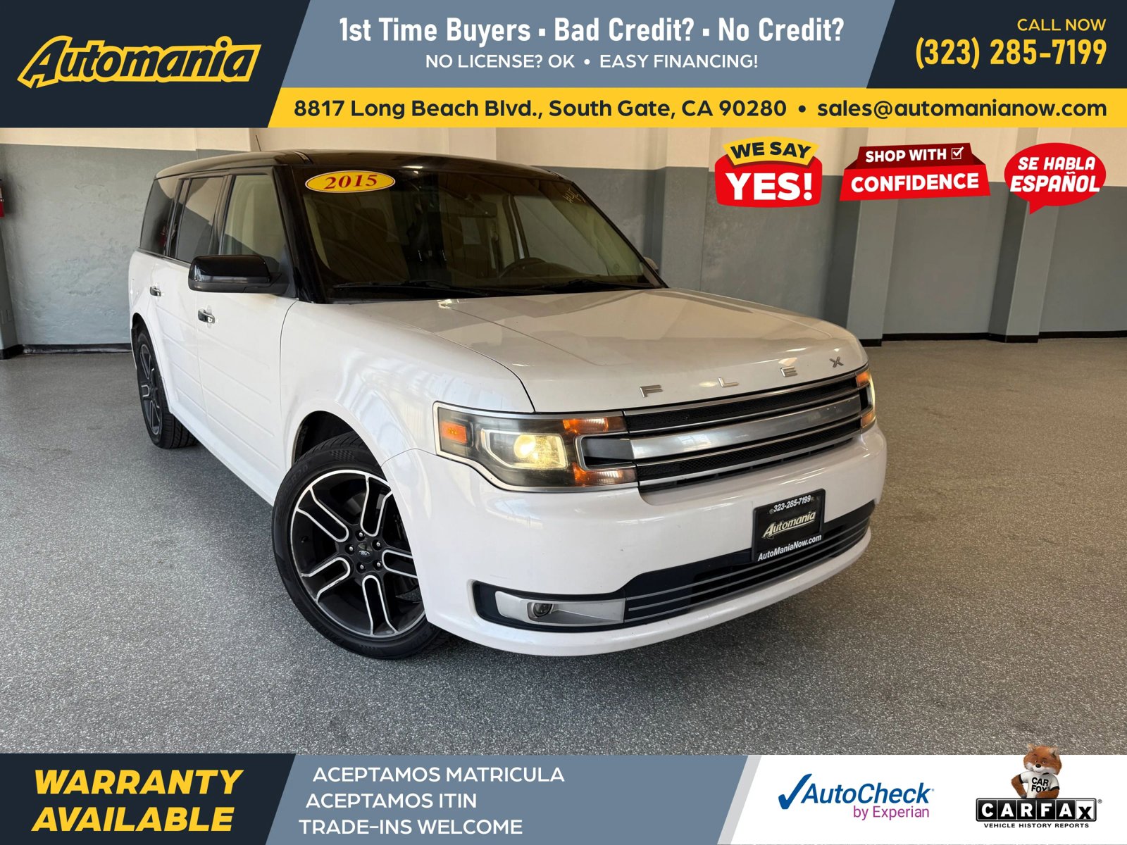 Used 2015 Ford Flex Limited w/ Appearance Package