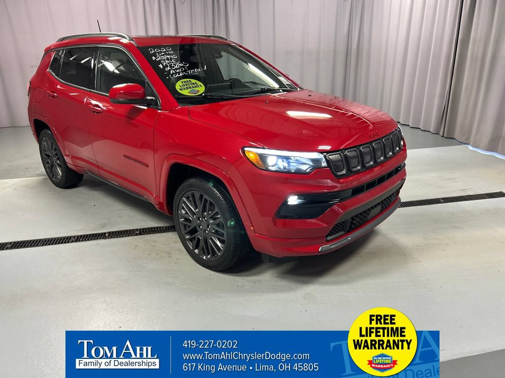 Used 2022 Jeep Compass Limited w/ (RED) Package AWD/4WD 360° Tour