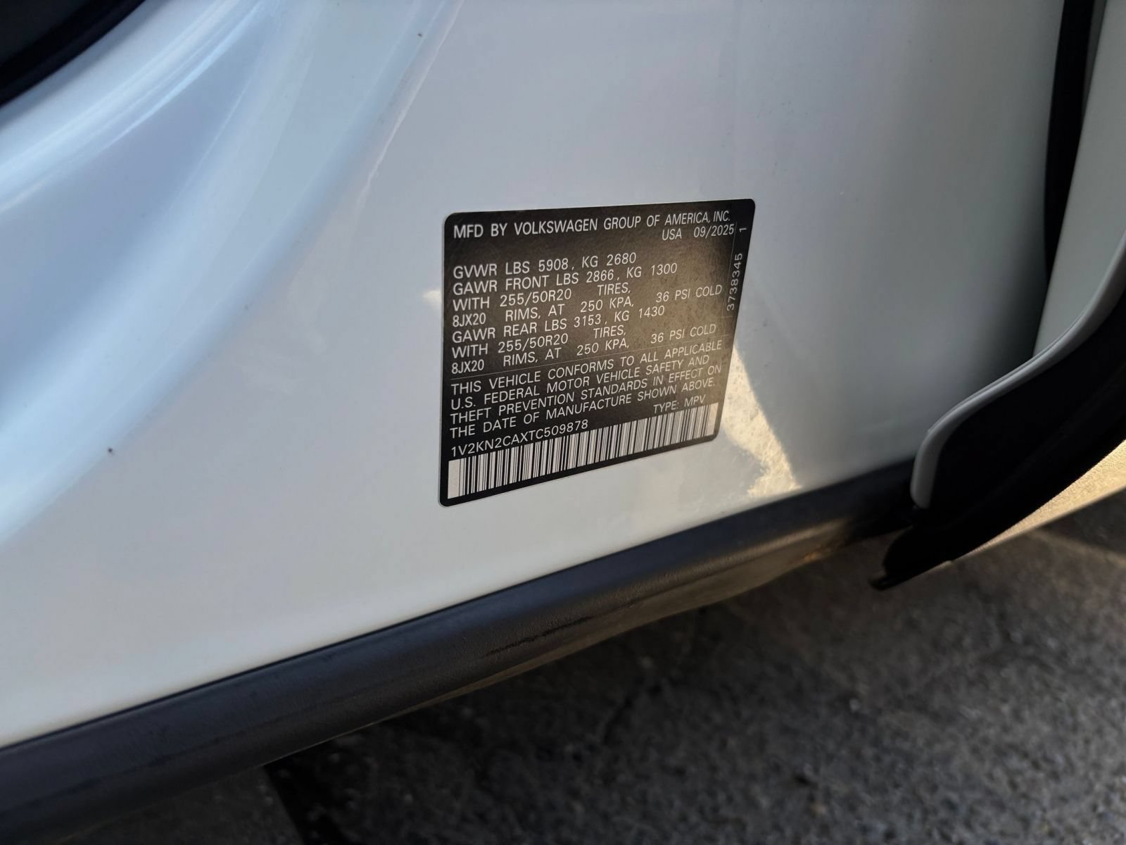 Used 2026 Volkswagen Atlas SE AWD/4WD image 33