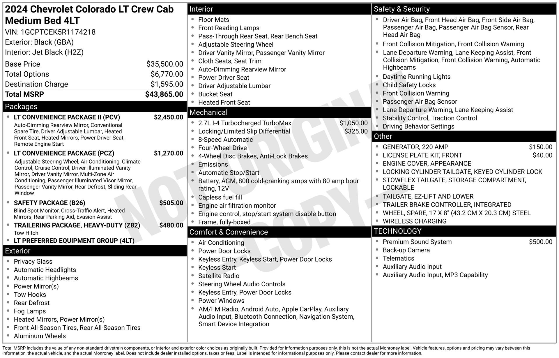 Used 2024 Chevrolet Colorado LT w/ LT Convenience Package II AWD/4WD image 3