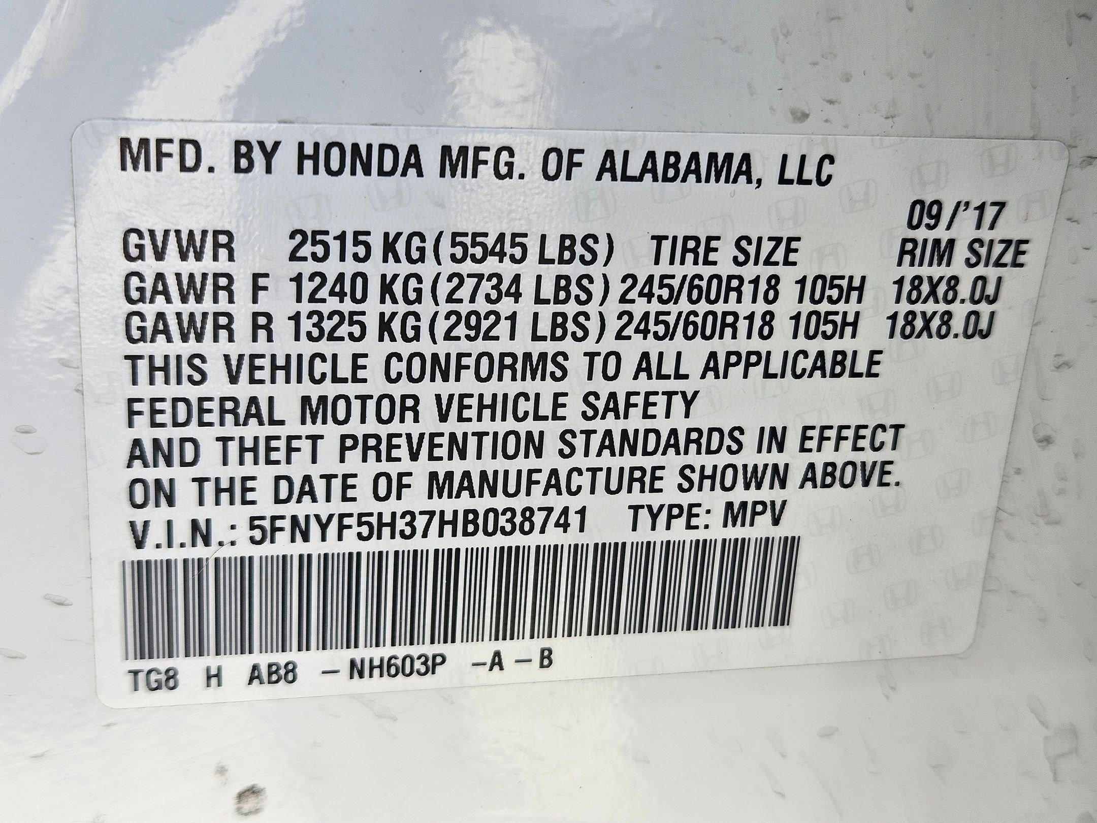 Used 2017 Honda Pilot EX image 35